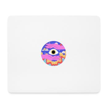 EYES - Tapis de souris (format paysage) - blanc - Devant