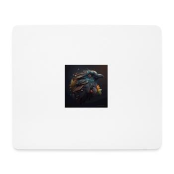 Ein mystischer Vogel - Mousepad (Querformat) - Weiß - Vorne
