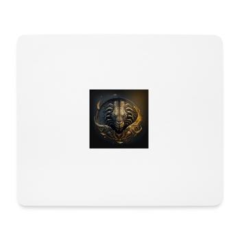 Lion Design - Le Roi de la Mode - Tapis de souris (format paysage) - blanc - Devant