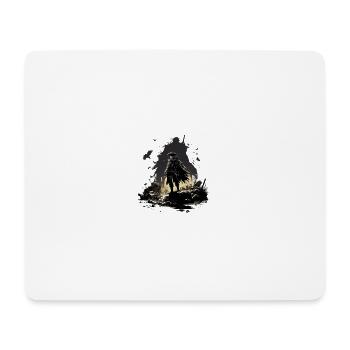 cow-boy - Tapis de souris (format paysage) - blanc - Devant