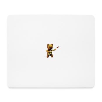 Pixelart Bärchen - Mousepad (Querformat) - Weiß - Vorne
