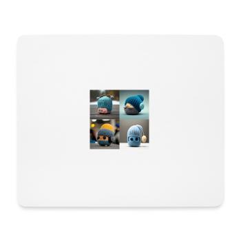 cold and cute - Tapis de souris (format paysage) - blanc - Devant