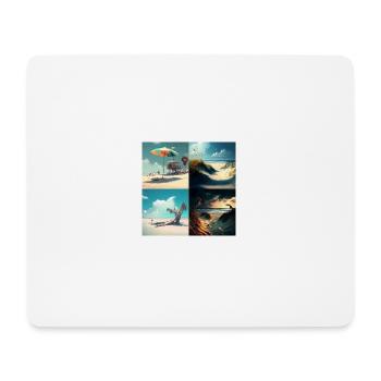 Summer time - Tapis de souris (format paysage) - blanc - Devant