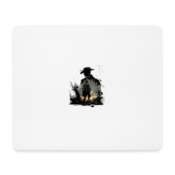 cowboy - Mouse Pad (horizontal) - white - Front