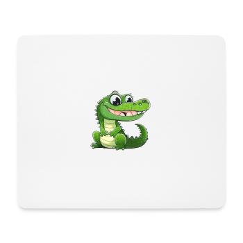 Ein Krokodil namens Tabalus - Mousepad (Querformat) - Weiß - Vorne