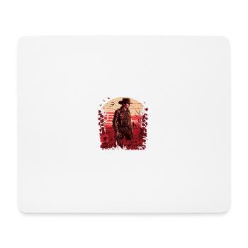 Un tireur cool - Tapis de souris (format paysage) - blanc - Devant