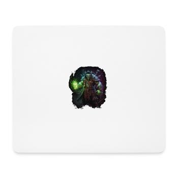 Ork-Zauberer - Mousepad (Querformat) - Weiß - Vorne