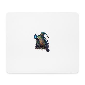 Grenouille fantastique - Tapis de souris (format paysage) - blanc - Devant