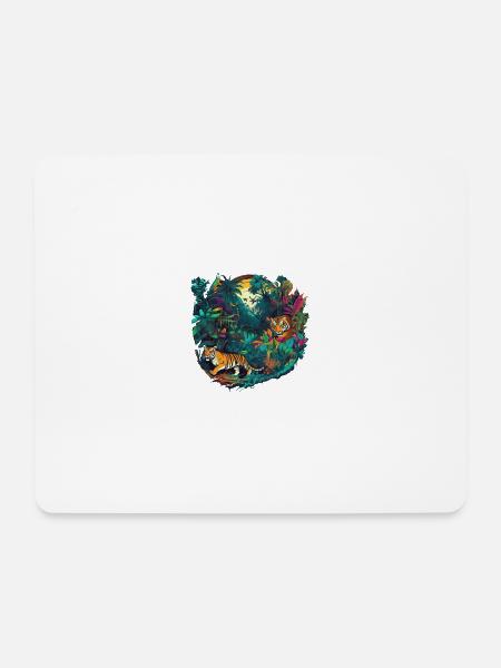 Jungle - Mouse Pad (horizontal) - white