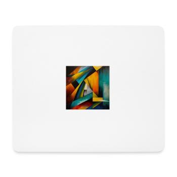 Abstrakt #1 - Mousepad (Querformat) - Weiß - Vorne