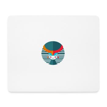 Abstrakter Stier - Mousepad (Querformat) - Weiß - Vorne