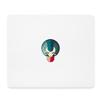 Abstract Widder - Mousepad (Querformat) - Weiß - Vorne