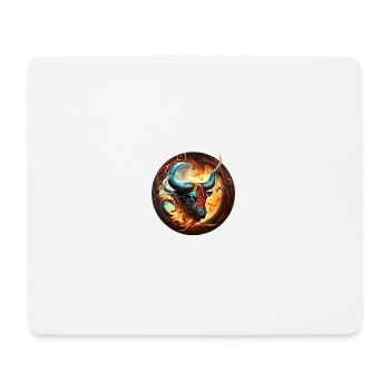 Legendary bull - Mouse Pad (horizontal) - white - Front