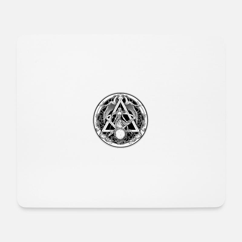 Illuminati goddess - Mouse Pad (horizontal) - white