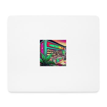 Modern Weed Club Legalisierung - Mousepad (Querformat) - Weiß - Vorne