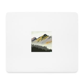 Italienische Berglandschaft Berge Wandern Motiv - Mousepad (Querformat) - Weiß - Vorne