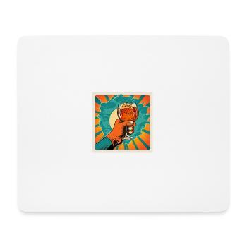 Prost - Mousepad (Querformat) - Weiß - Vorne