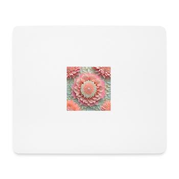 Flowering love - Mouse Pad (horizontal) - white - Front