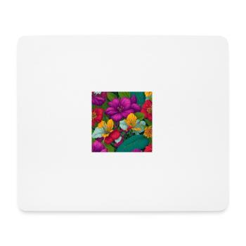 Amazing Flowers - Mouse Pad (horizontal) - white - Front