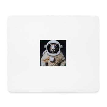 Sheep stronauts conquer space!? - Mouse Pad (horizontal) - white - Front