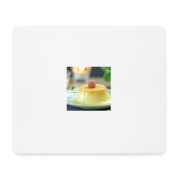 Custard in pudding - Mouse Pad (horizontal) - white - Front