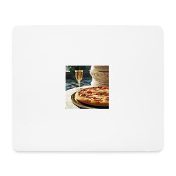 Pizza Lover Heart - Mouse Pad (horizontal) - white - Front