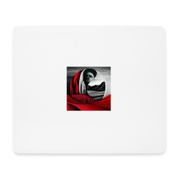 Lune de sang - Tapis de souris (format paysage) - blanc - Devant