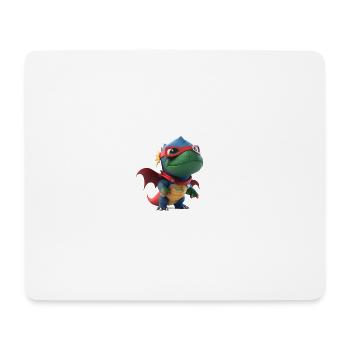 Dino - Mouse Pad (horizontal) - white - Front