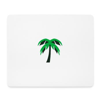 Palme 2 - Mousepad (Querformat) - Weiß - Vorne