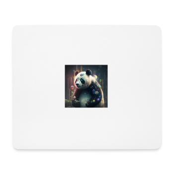 Hungry Panda - Mousepad (Querformat) - Weiß - Vorne