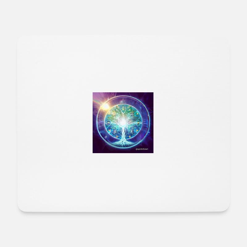 Baum des Lebens - Lebensbaum - Mousepad (Querformat) - Weiß