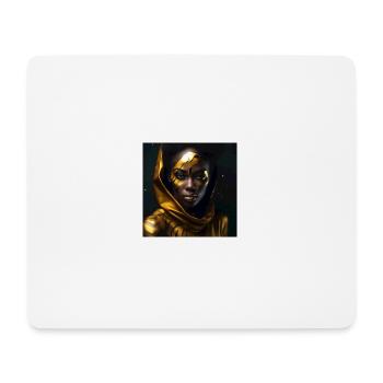 Black beauty - Mousepad (Querformat) - Weiß - Vorne