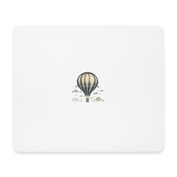 Retro Balloon - Mousepad (Querformat) - Weiß - Vorne