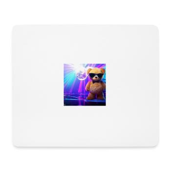 Ours Taddy - Tapis de souris (format paysage) - blanc - Devant