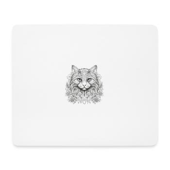 Persian Cat - Mouse Pad (horizontal) - white - Front