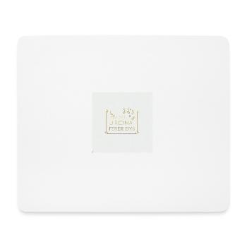 klare lienien - Mousepad (Querformat) - Weiß - Vorne