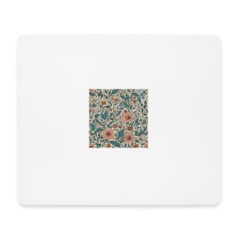 Happy Floral Design - Mousepad (Querformat) - Weiß - Vorne