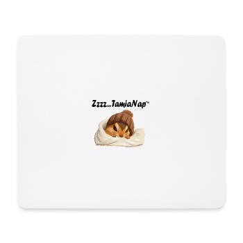 tamia nap - Tapis de souris (format paysage) - blanc - Devant