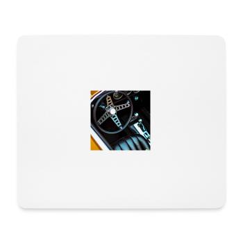 cooles vintage design eines Sport Autos - Mousepad (Querformat) - Weiß - Vorne