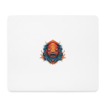 fish head - Mouse Pad (horizontal) - white - Front