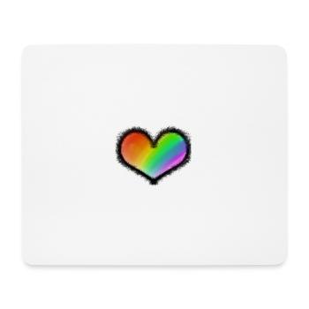 PRIDE LOVE - Mouse Pad (horizontal) - white - Front