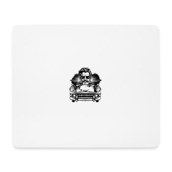 Rockabilly Oldtimer - Mouse Pad (horizontal) - white - Front