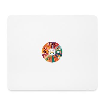 Symbole de diversité et de tolérance - Tapis de souris (format paysage) - blanc - Devant