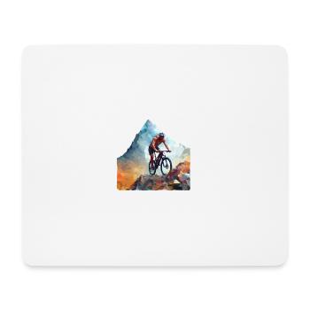 Mountain Bike - Mouse Pad (horizontal) - white - Front