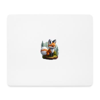 Kleiner Fuchs - Mousepad (Querformat) - Weiß - Vorne