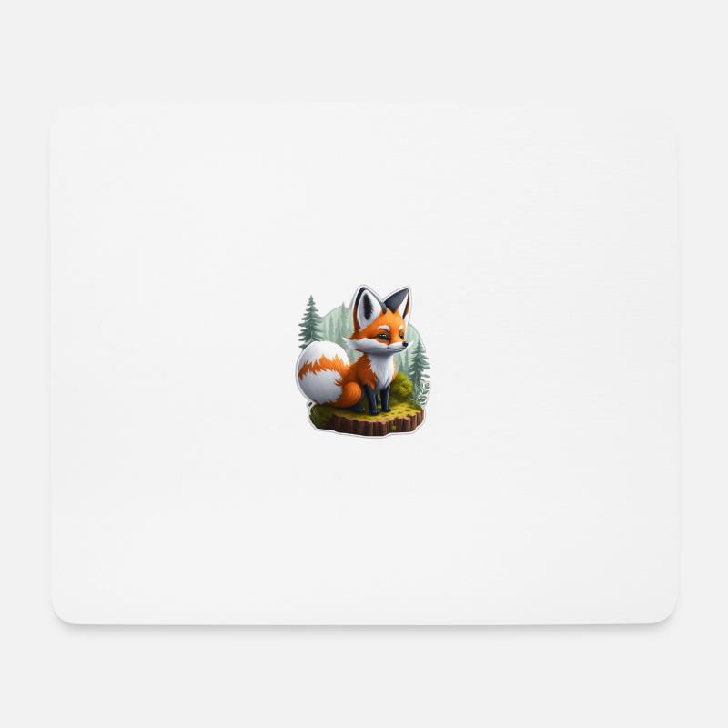 Small tortoiseshell - Mouse Pad (horizontal) - white