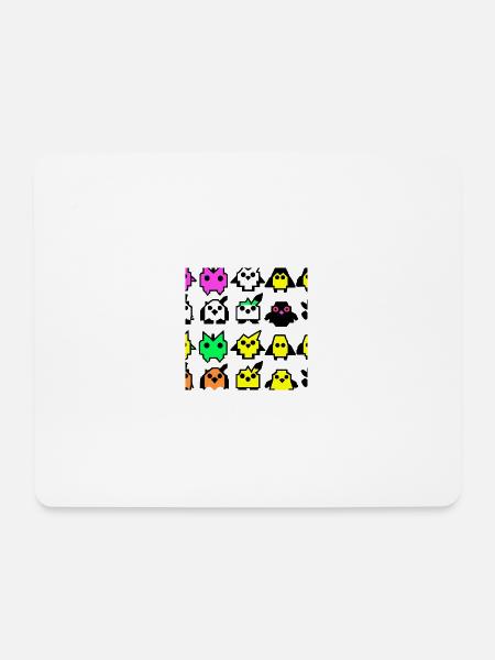 Angry Invaders - Mousepad (Querformat) - Weiß