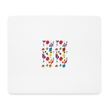 Birdification - Tapis de souris (format paysage) - blanc - Devant