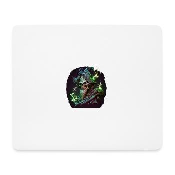 necromancer - Mouse Pad (horizontal) - white - Front
