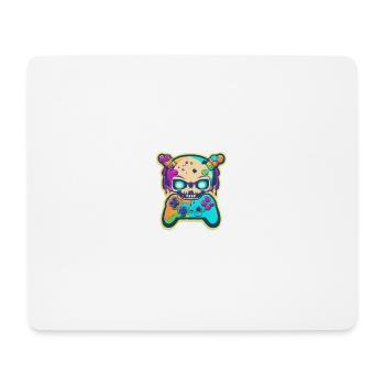 Skullhead Controller - Mousepad (Querformat) - Weiß - Vorne